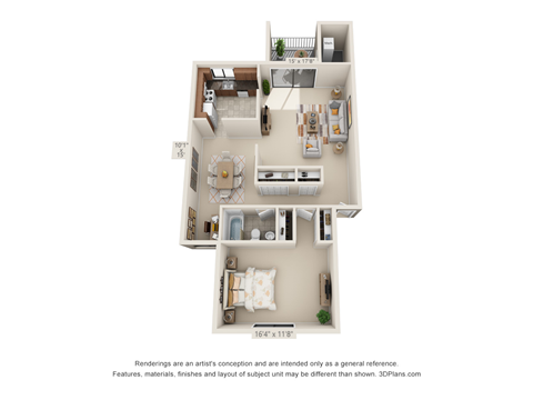 1-7 Rose Garden Court 1-2 Beds Apartment for Rent - Photo Gallery 10